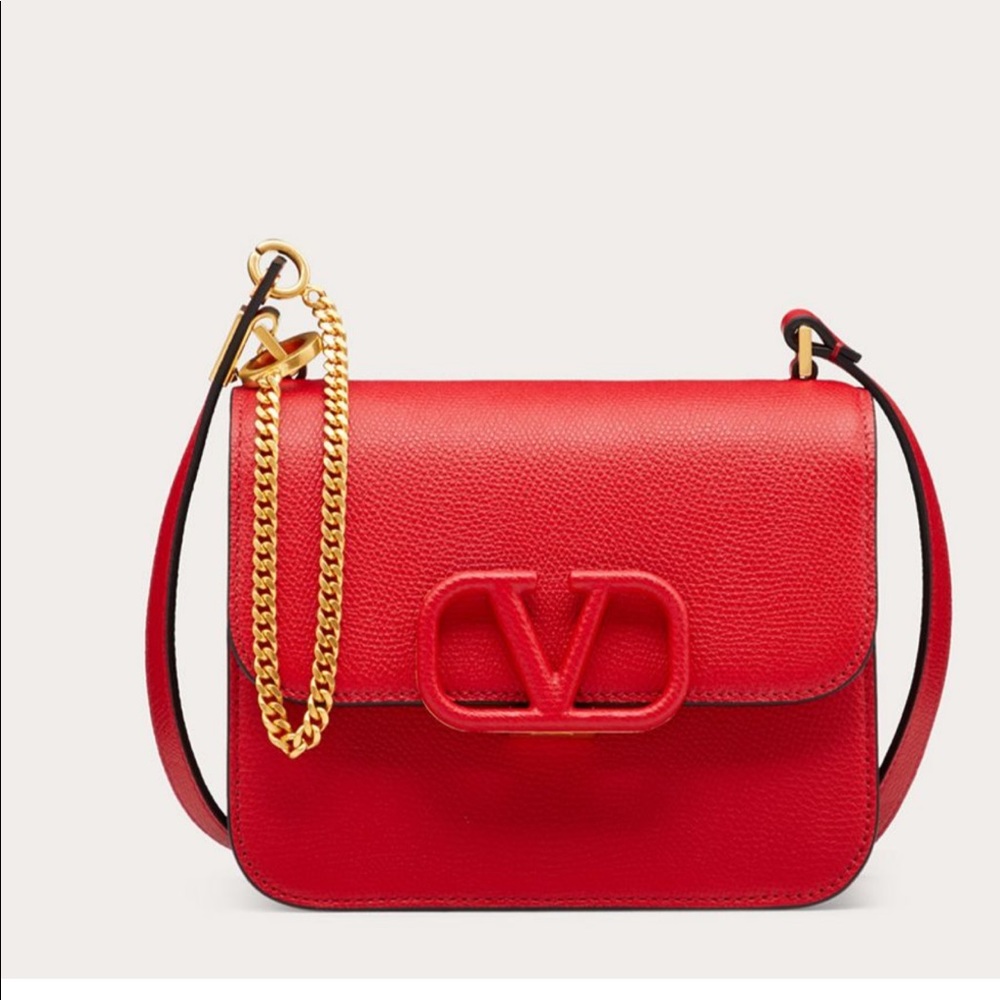 Valentino SMALL VSLING GRAINY CALFSKIN SHOULDERBag
